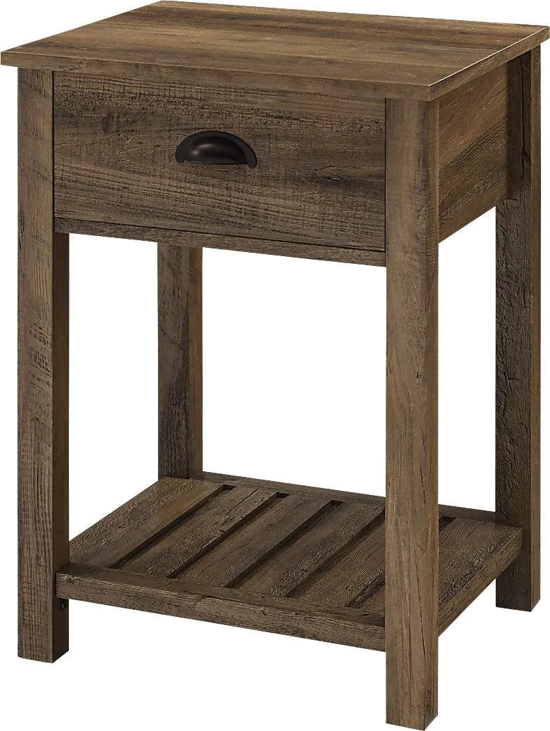 Tabbystone Oak Nightstand