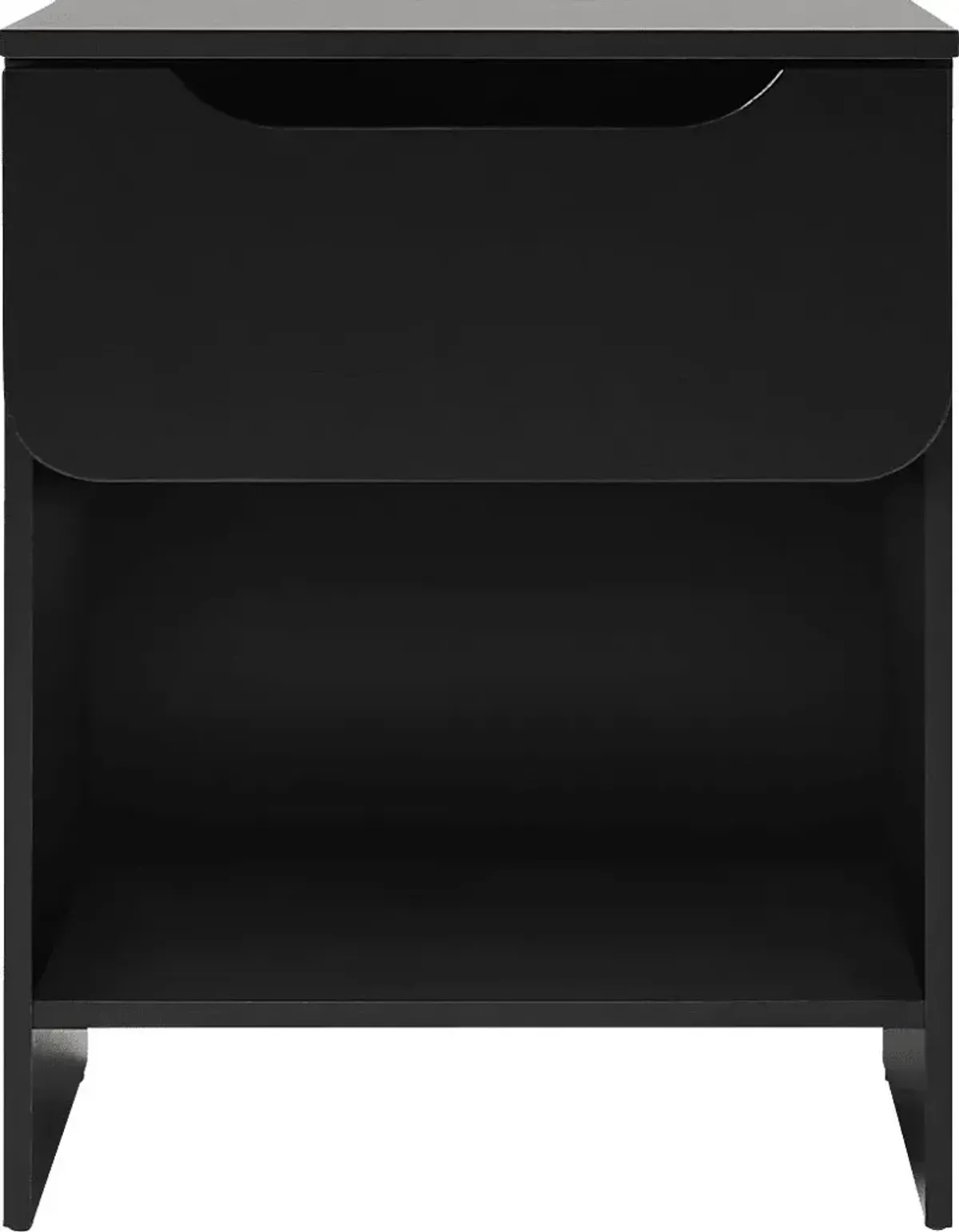 Sundew Black Nightstand