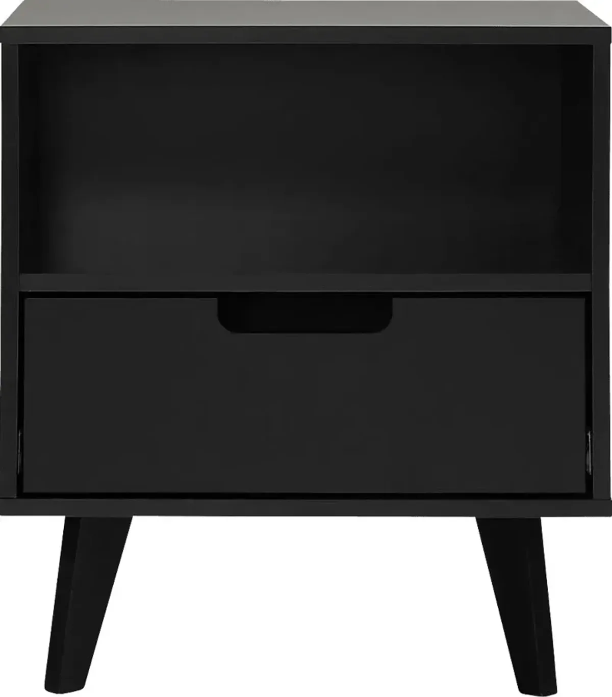 Sheringham Black Nightstand