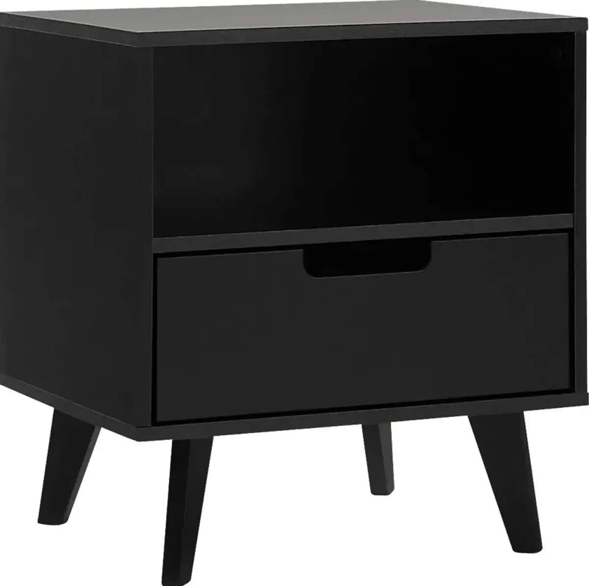 Sheringham Black Nightstand