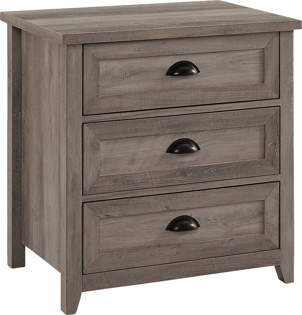 Milesford Gray Nightstand