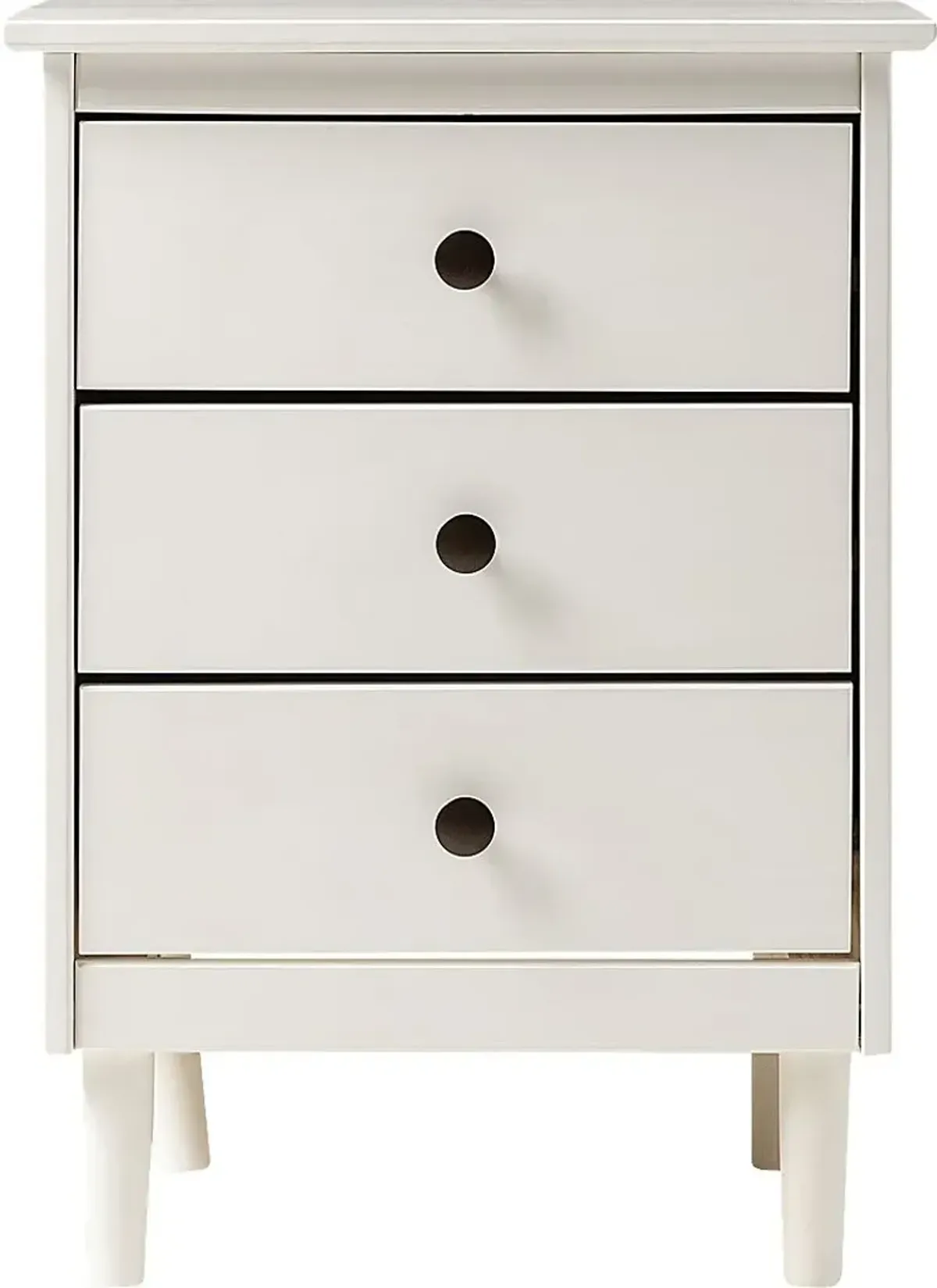 Kingshall White Nightstand