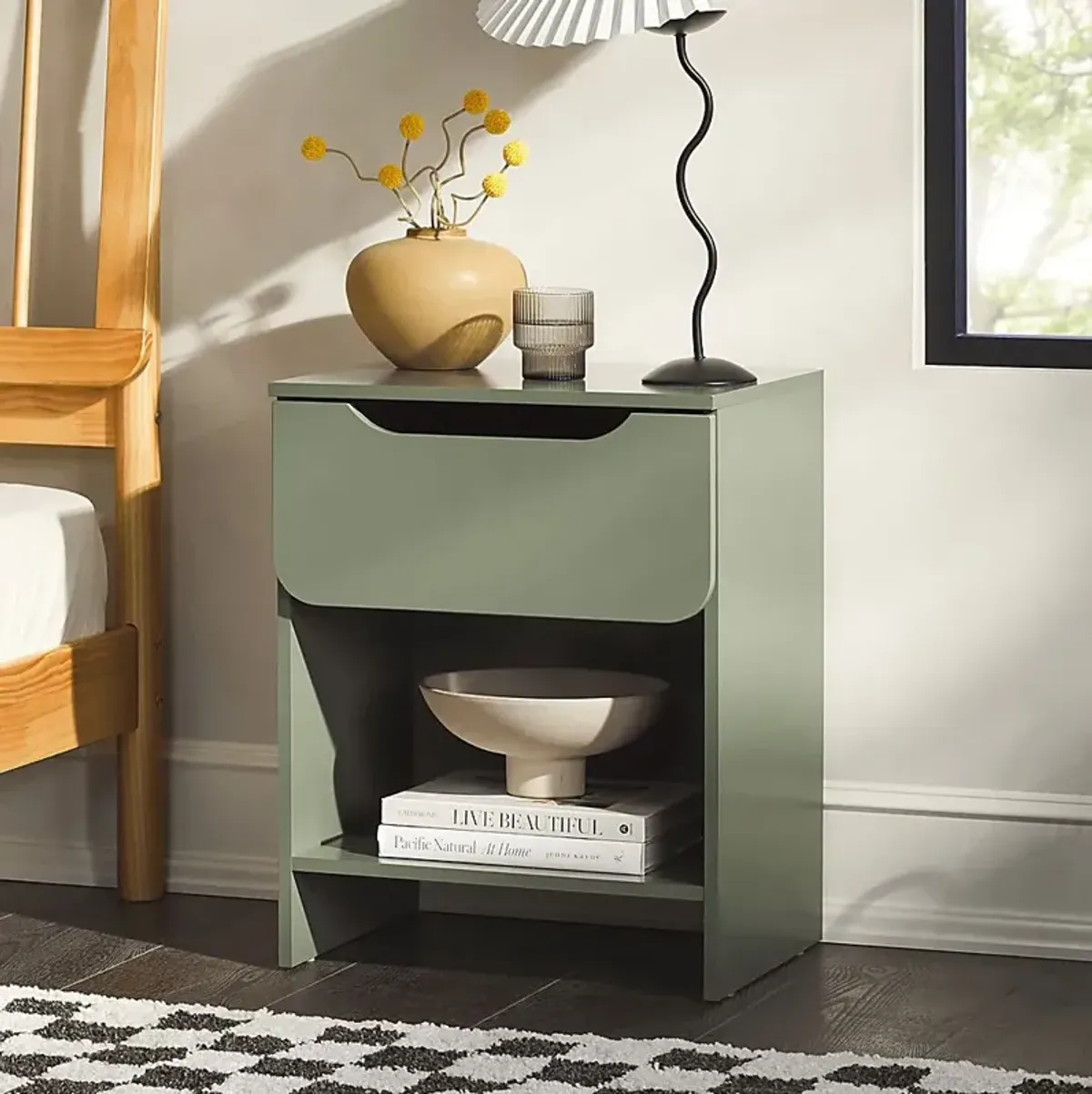 Arundel Green Nightstand