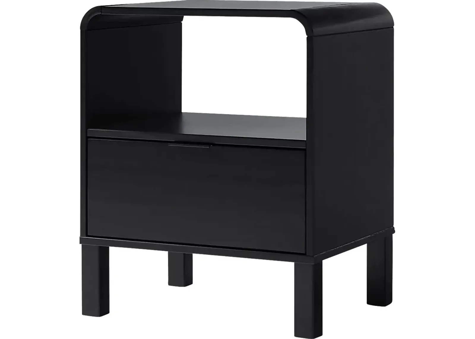 Artwin Black Nightstand