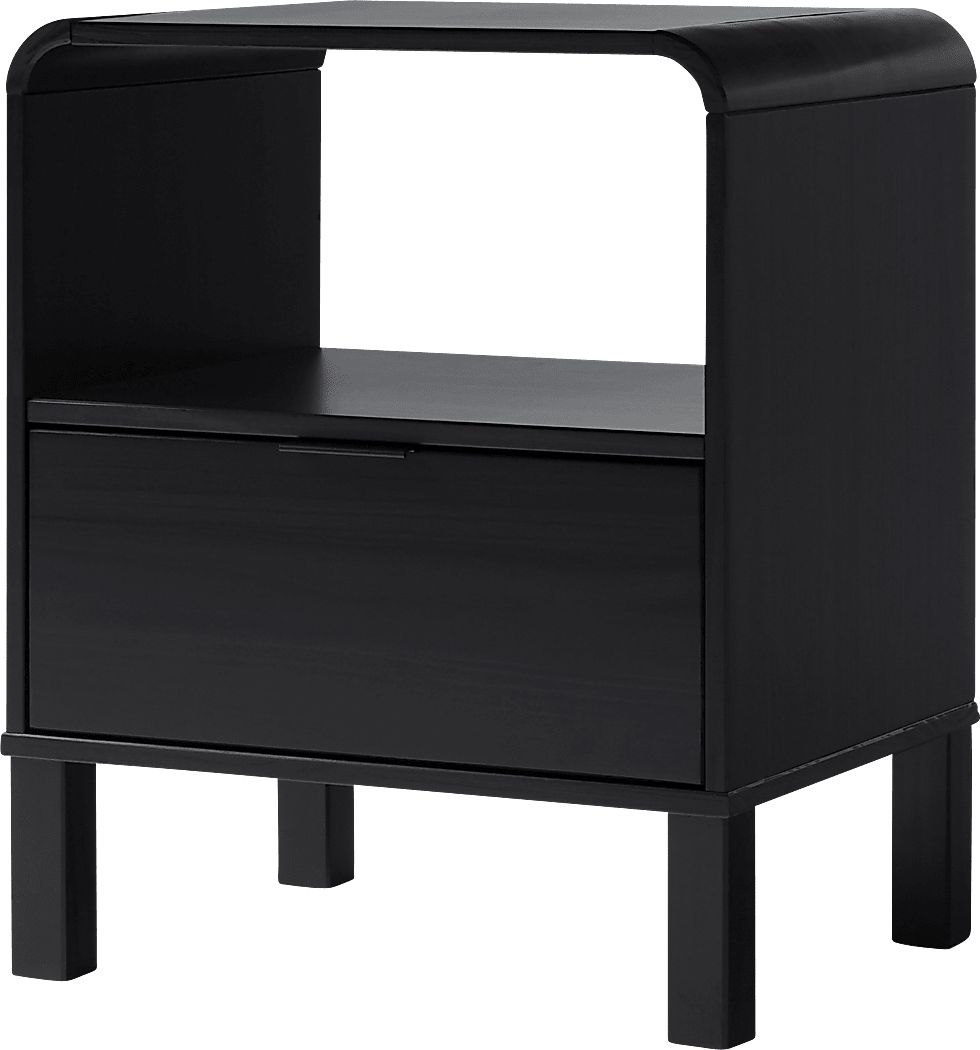 Artwin Black Nightstand