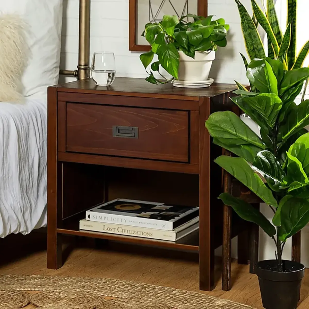 Blairbeth Walnut Nightstand