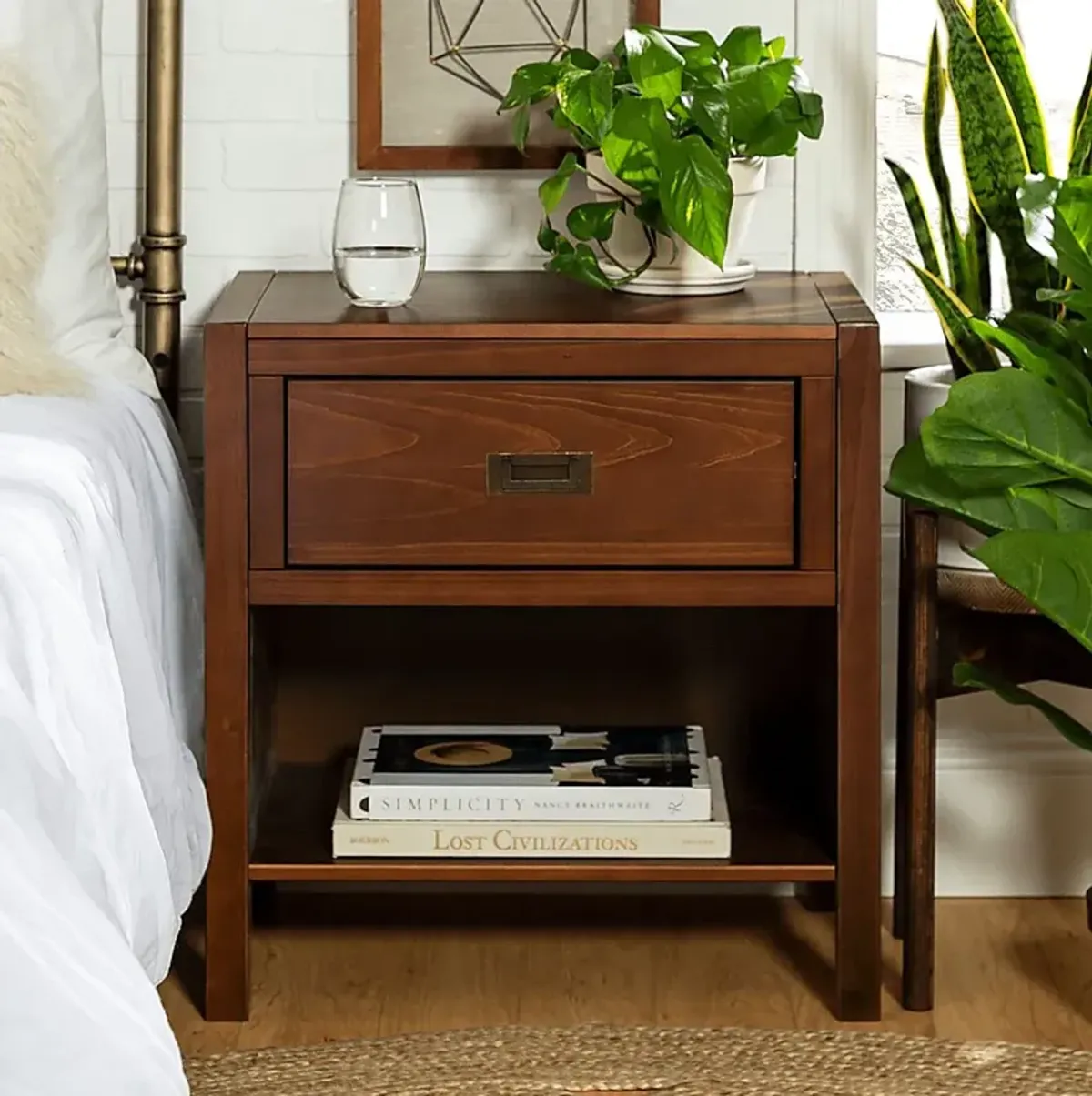 Blairbeth Walnut Nightstand