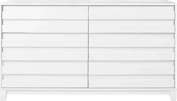 Brickleberry White Dresser