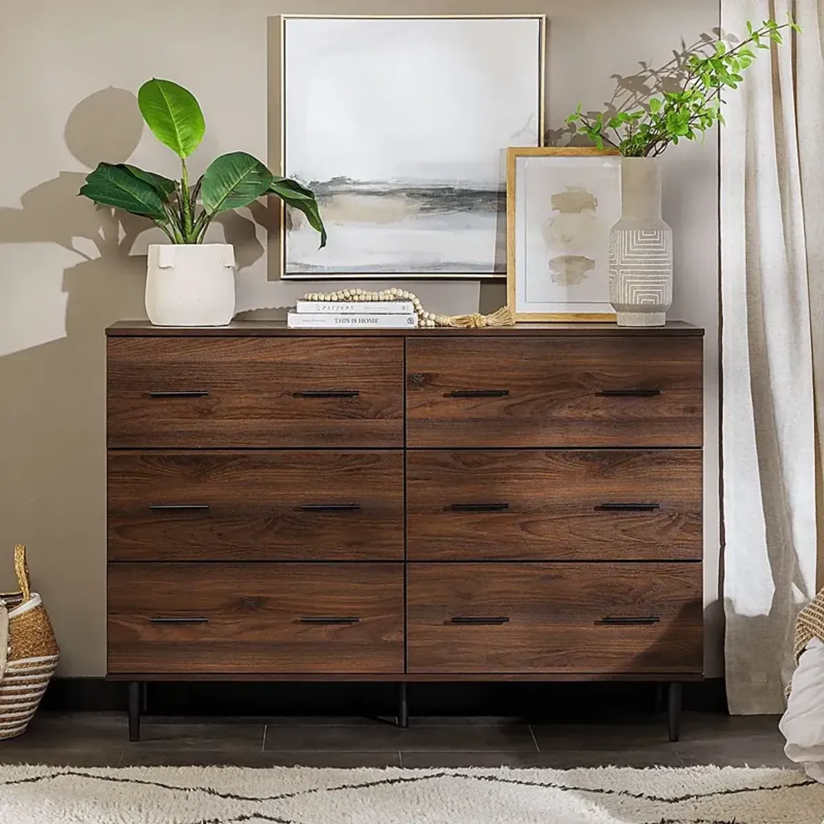 Cabarrus Walnut Dresser