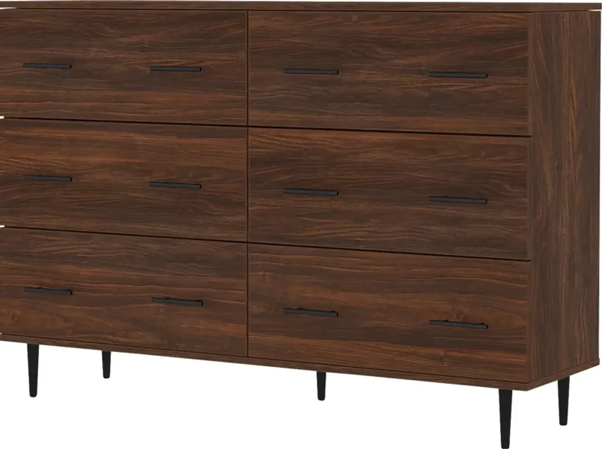 Cabarrus Walnut Dresser