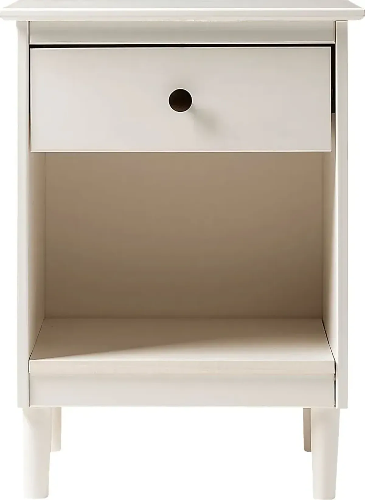 Cadmium White Nightstand