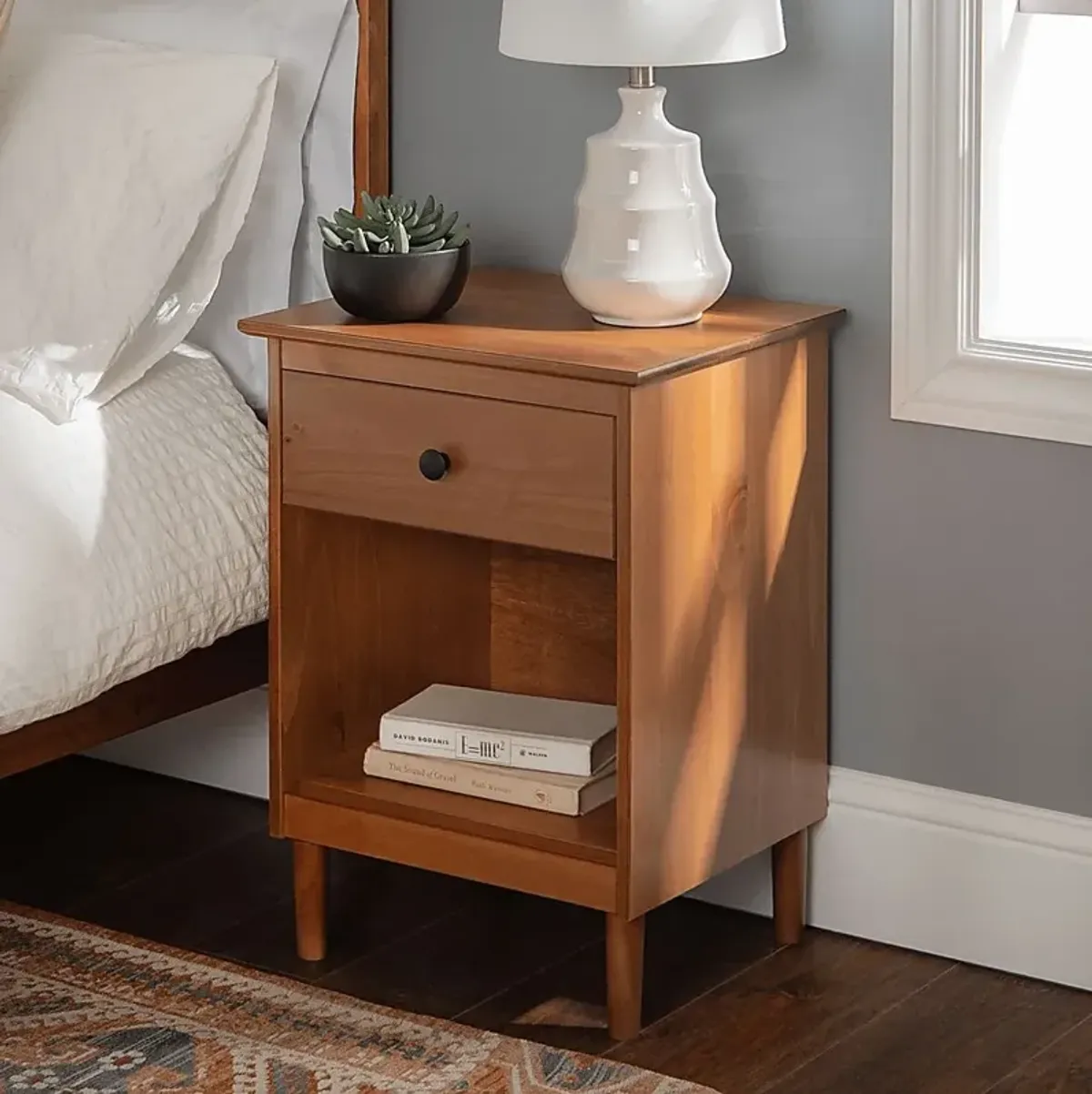 Cadmium Caramel Nightstand