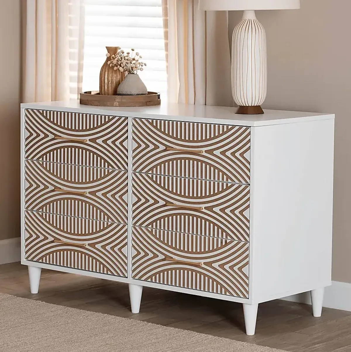 Naugle White Dresser