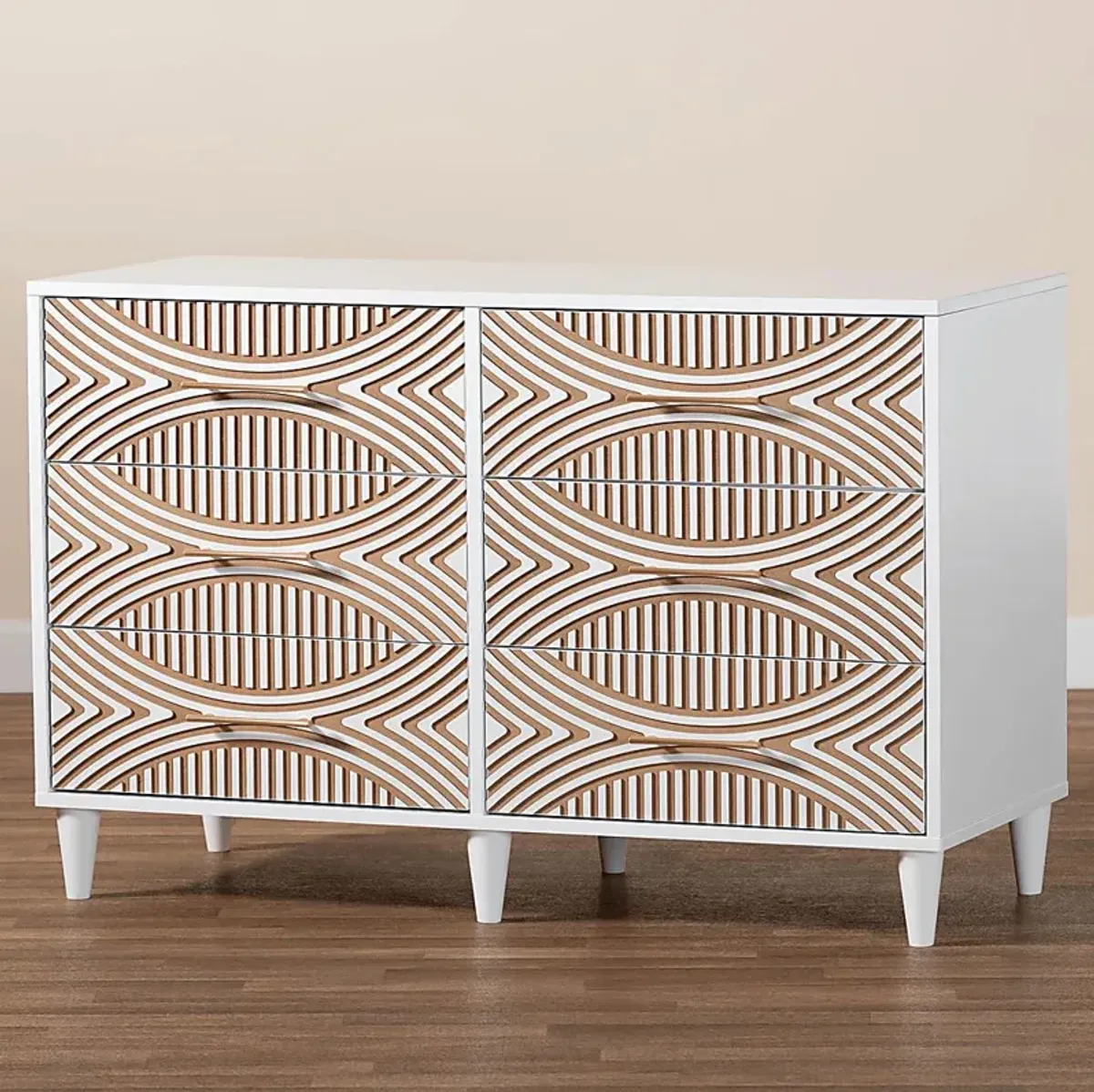 Naugle White Dresser