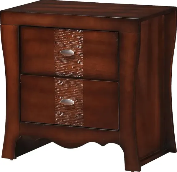 Tulipwell Espresso Nightstand