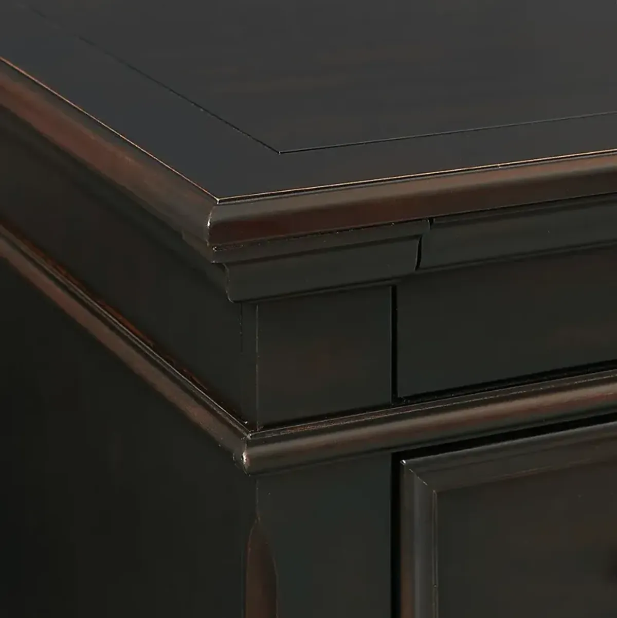 Goodpasture Black Nightstand with USB