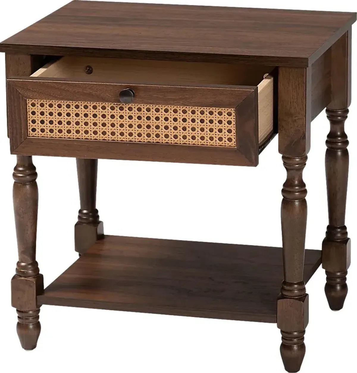 Warfel Dark Brown Nightstand