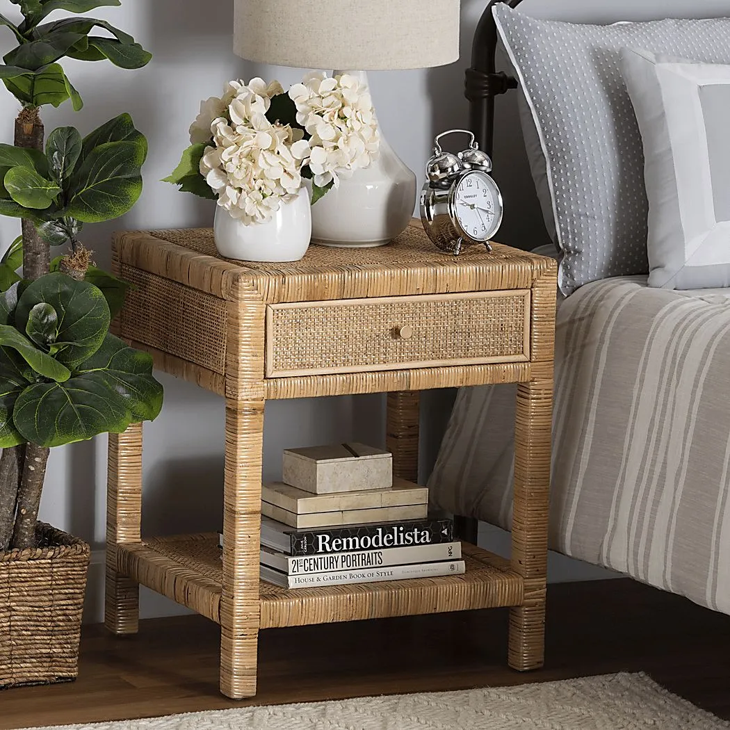 Ackerly Brown Nightstand