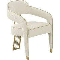 Amurra Cream Arm Chair