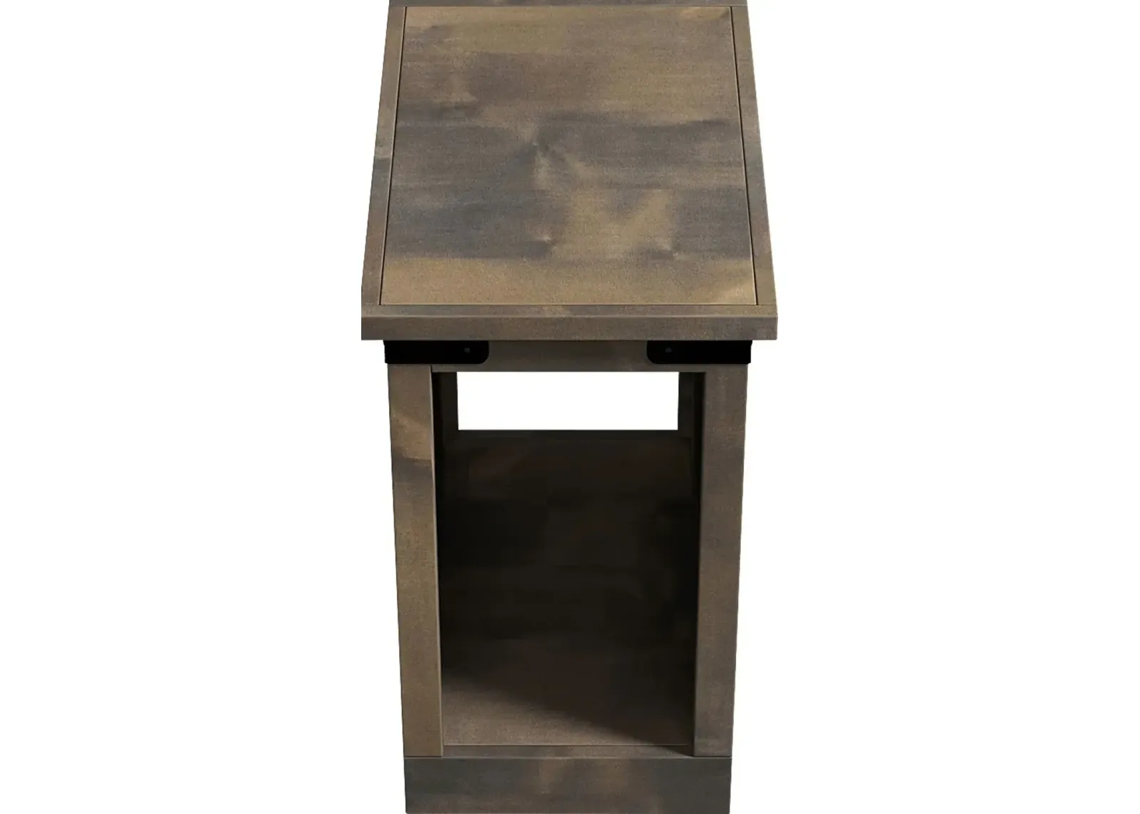 Wapegue Dark Brown Nightstand