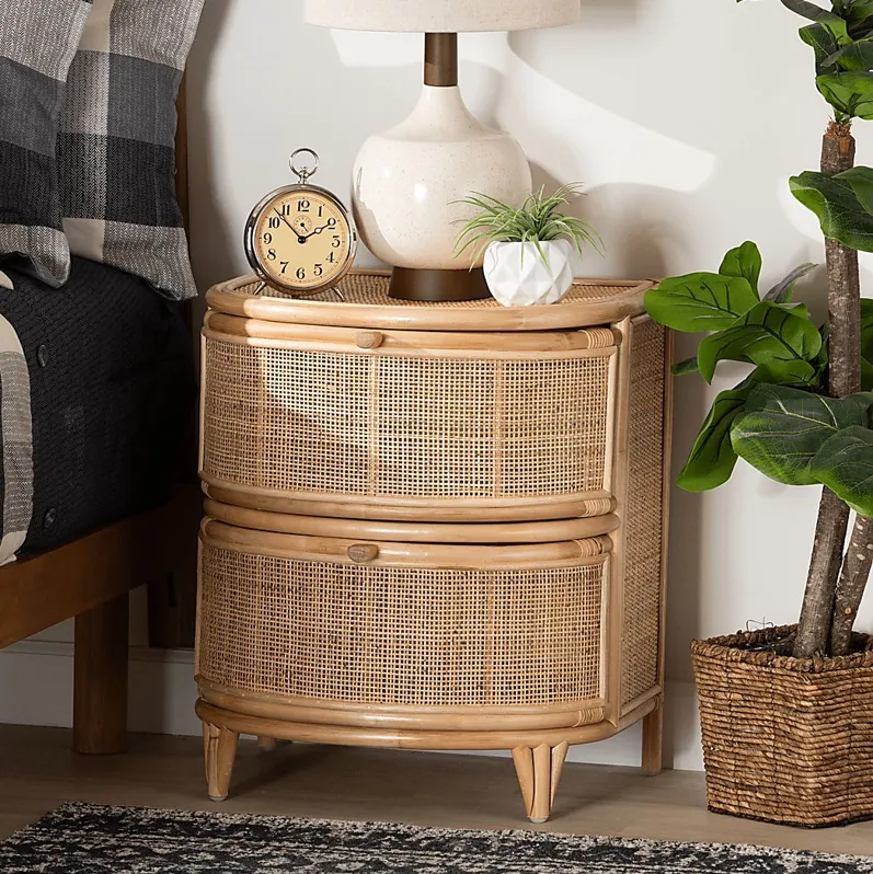 Ixora Brown Nightstand