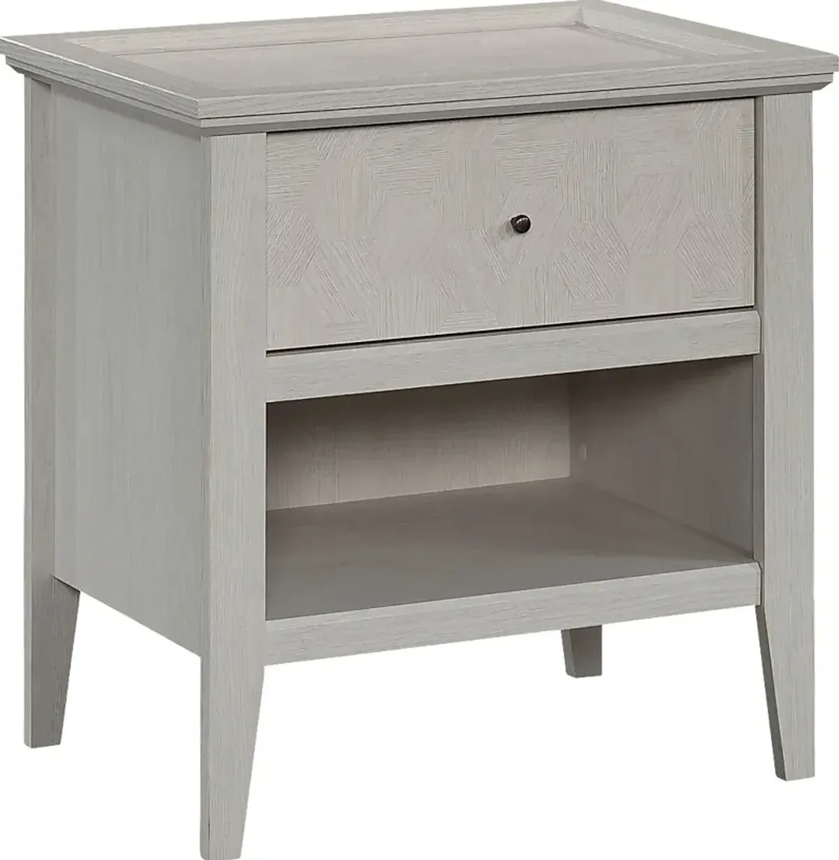 Bohrer Gray Nightstand