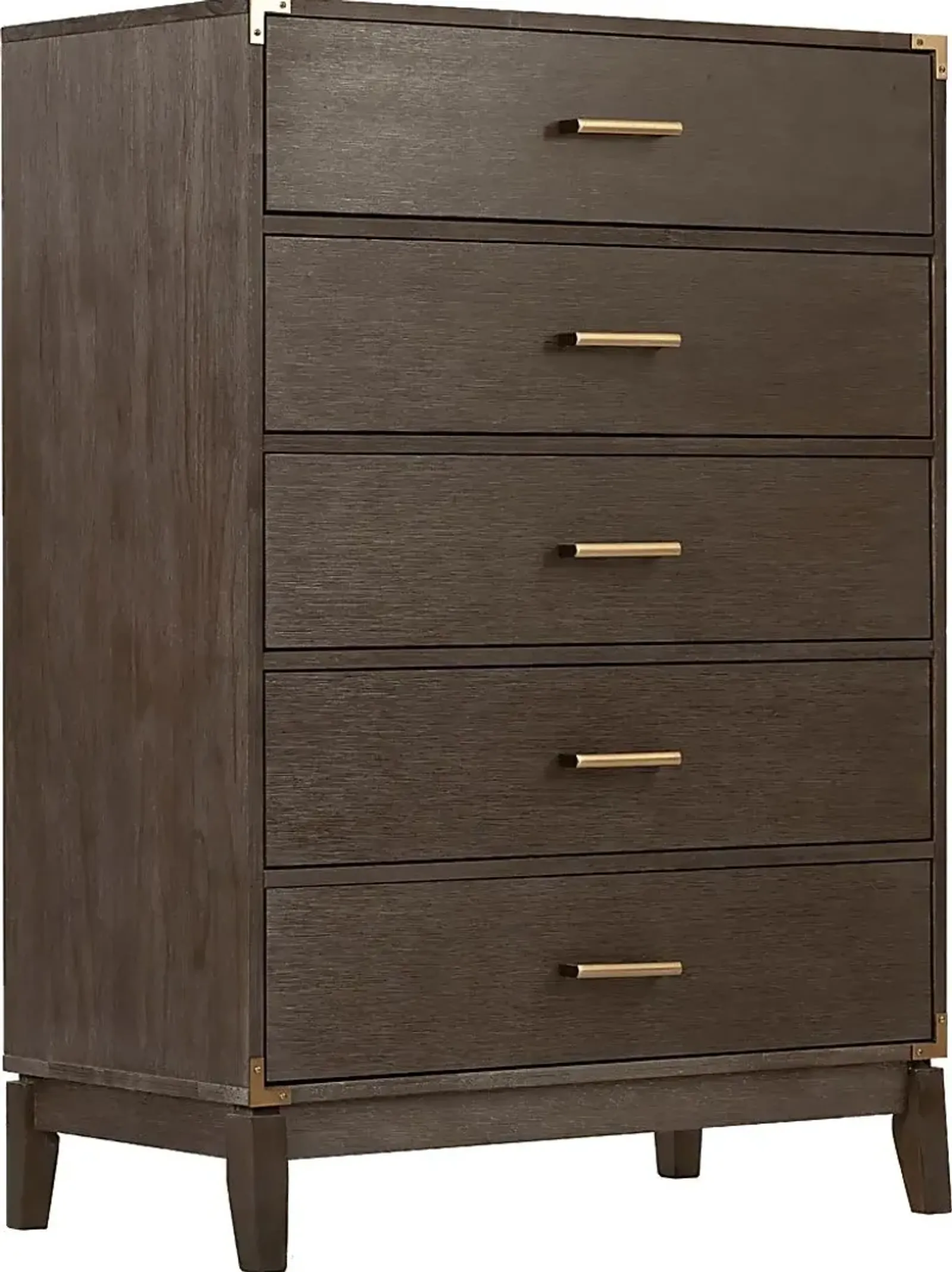 Natoma Brown 5-Drawer Chest