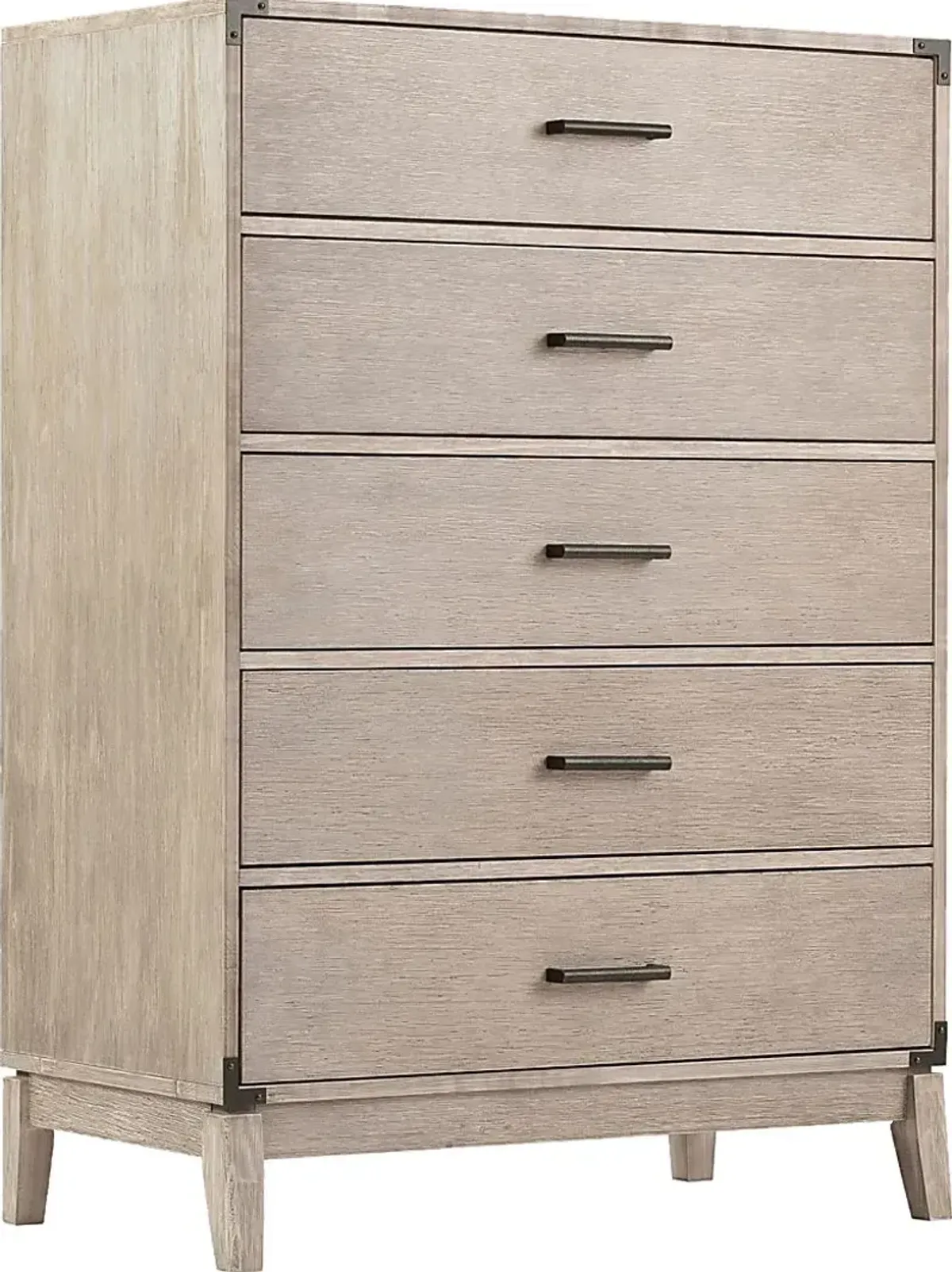 Natoma Gray 5-Drawer Chest