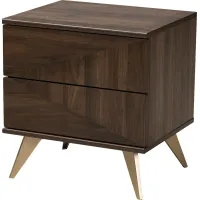 Riedesel Brown Nightstand