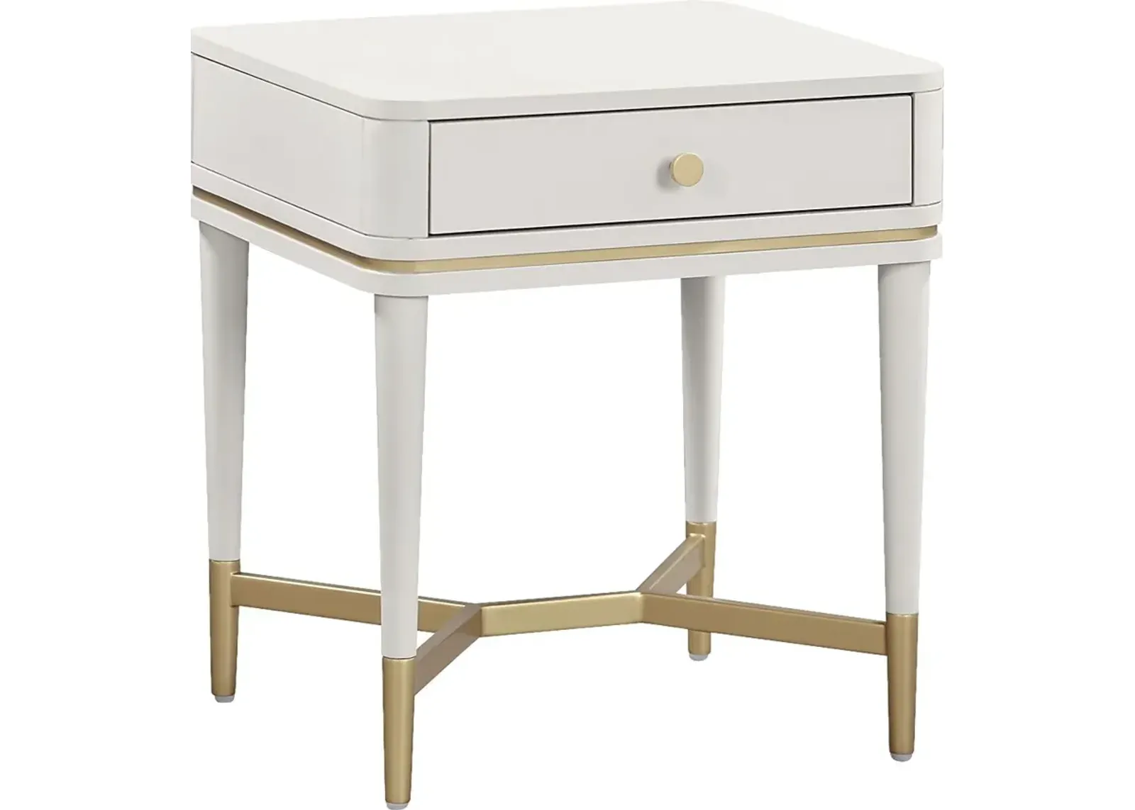 Purdon Cream Nightstand