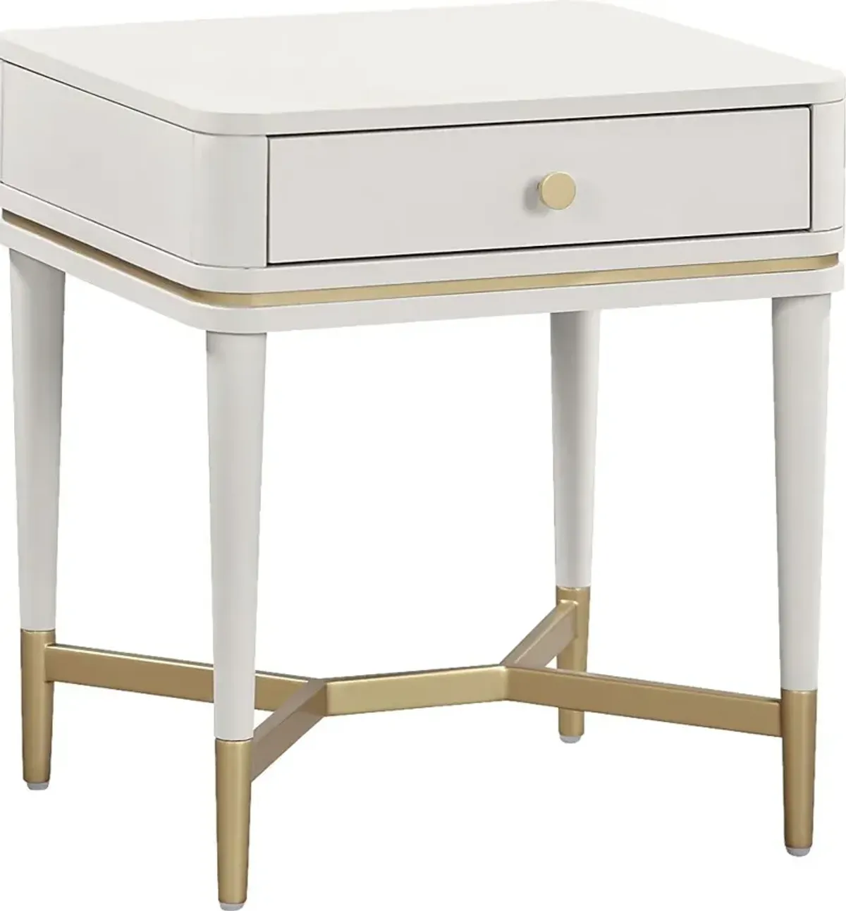 Purdon Cream Nightstand