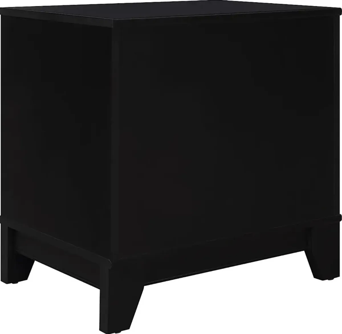 Gansons Black Nightstand