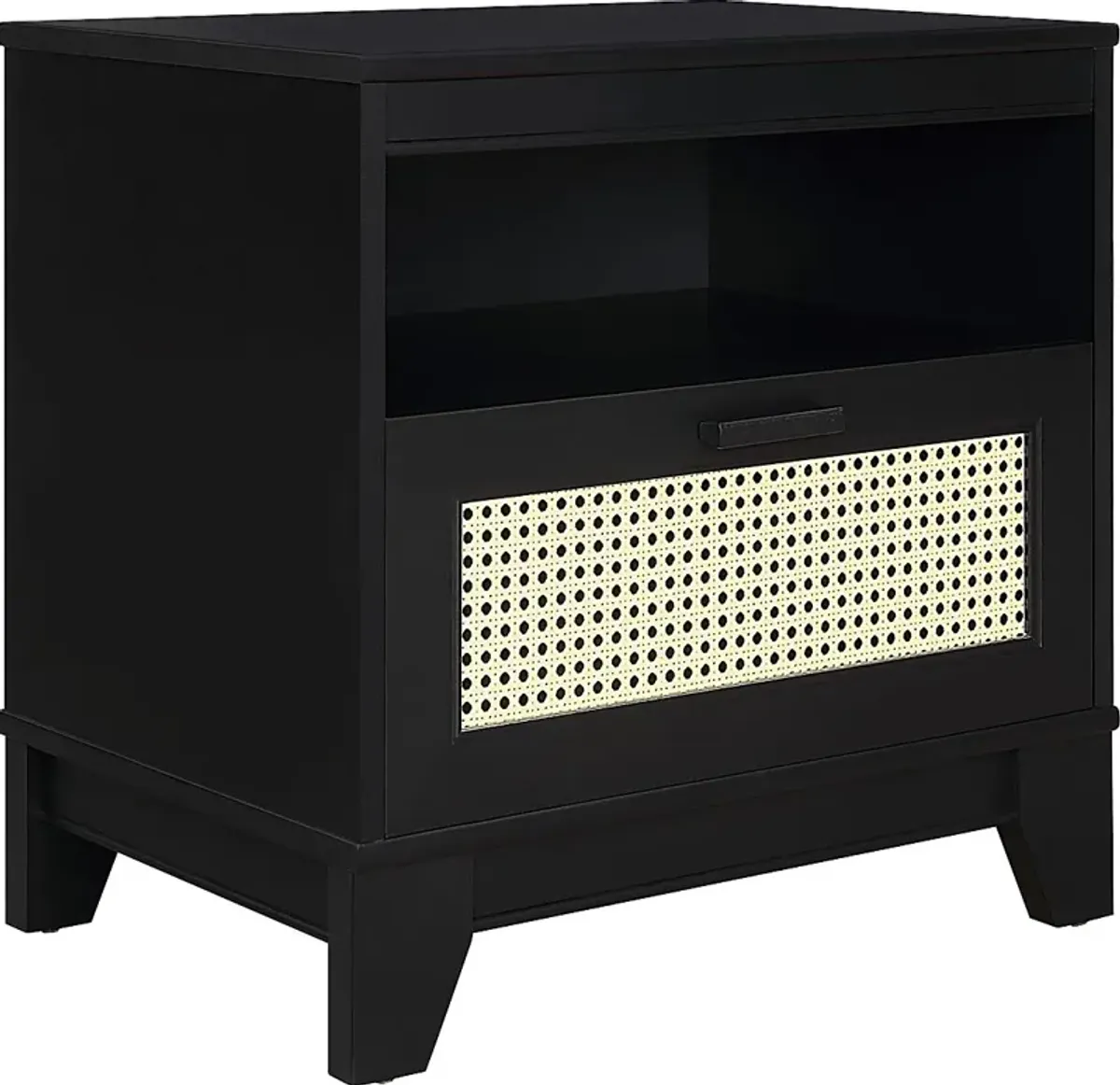 Gansons Black Nightstand