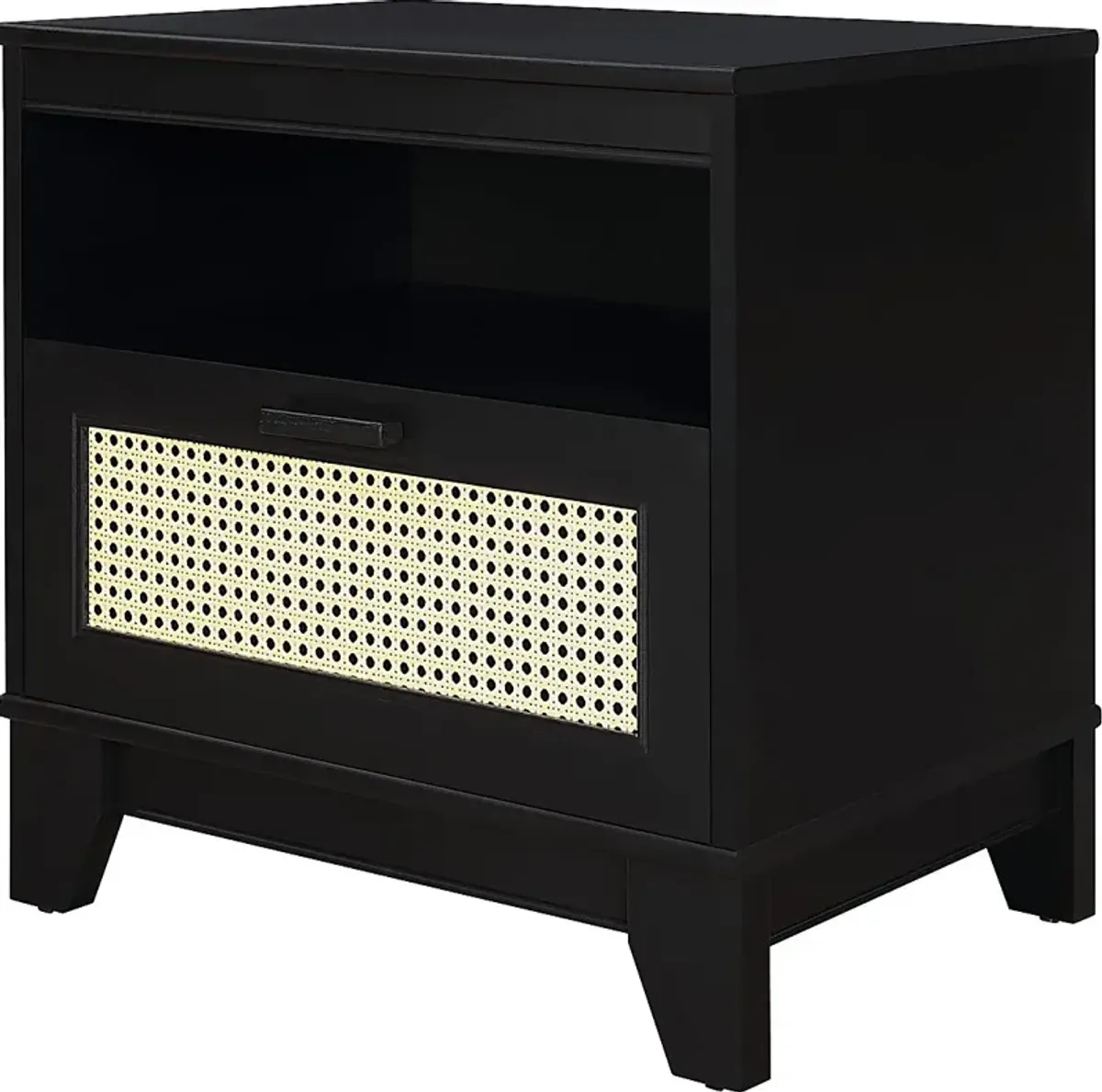 Gansons Black Nightstand