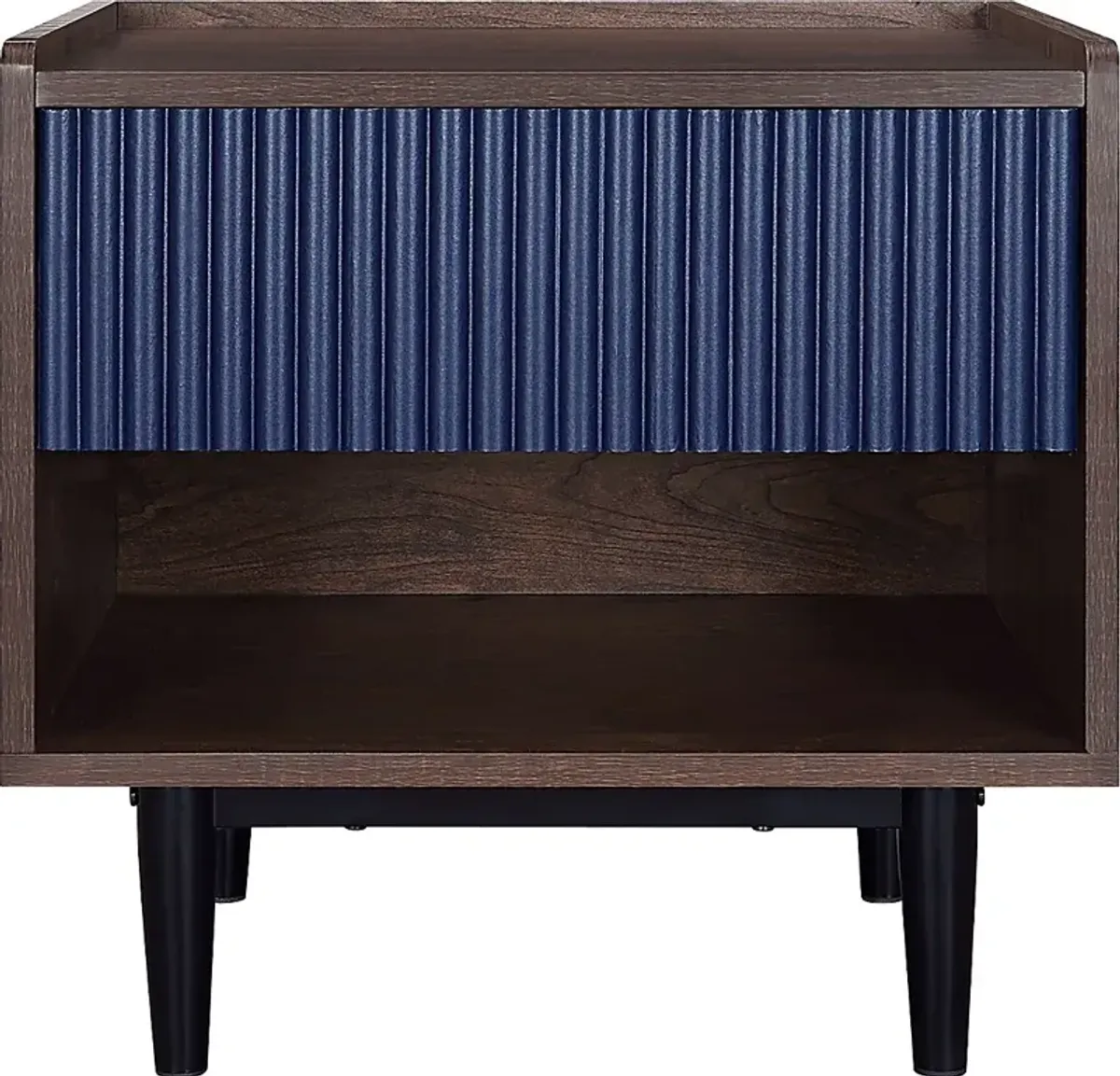 Lindall Navy Nightstand