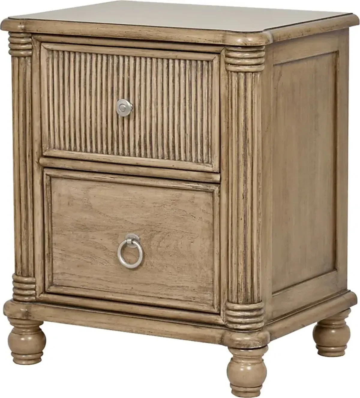 Alzim Brown Nightstand