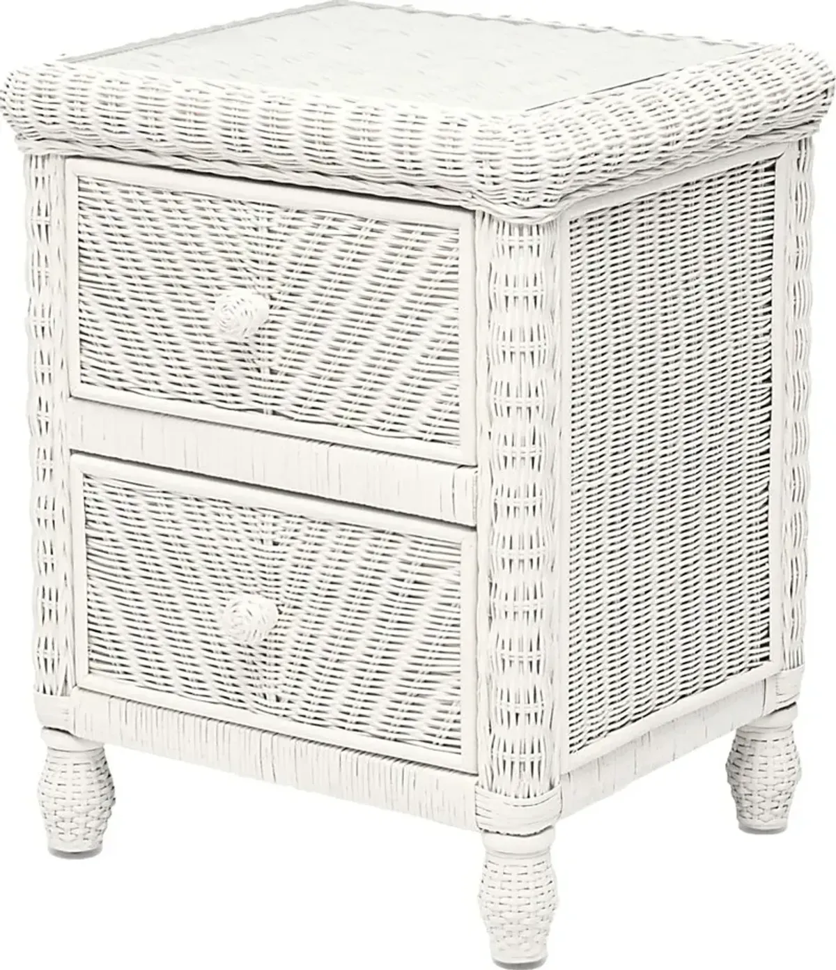 Erasto White Nightstand