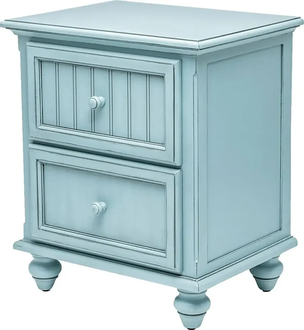 Aketi Blue Nightstand