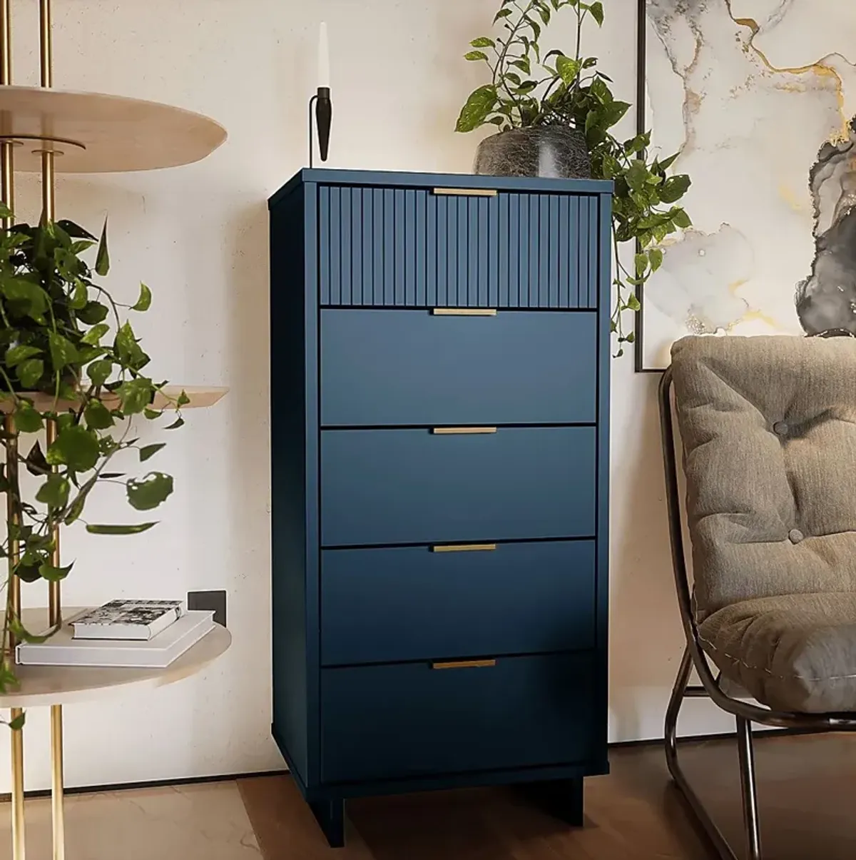 Bremmer I Midnight Blue Dresser