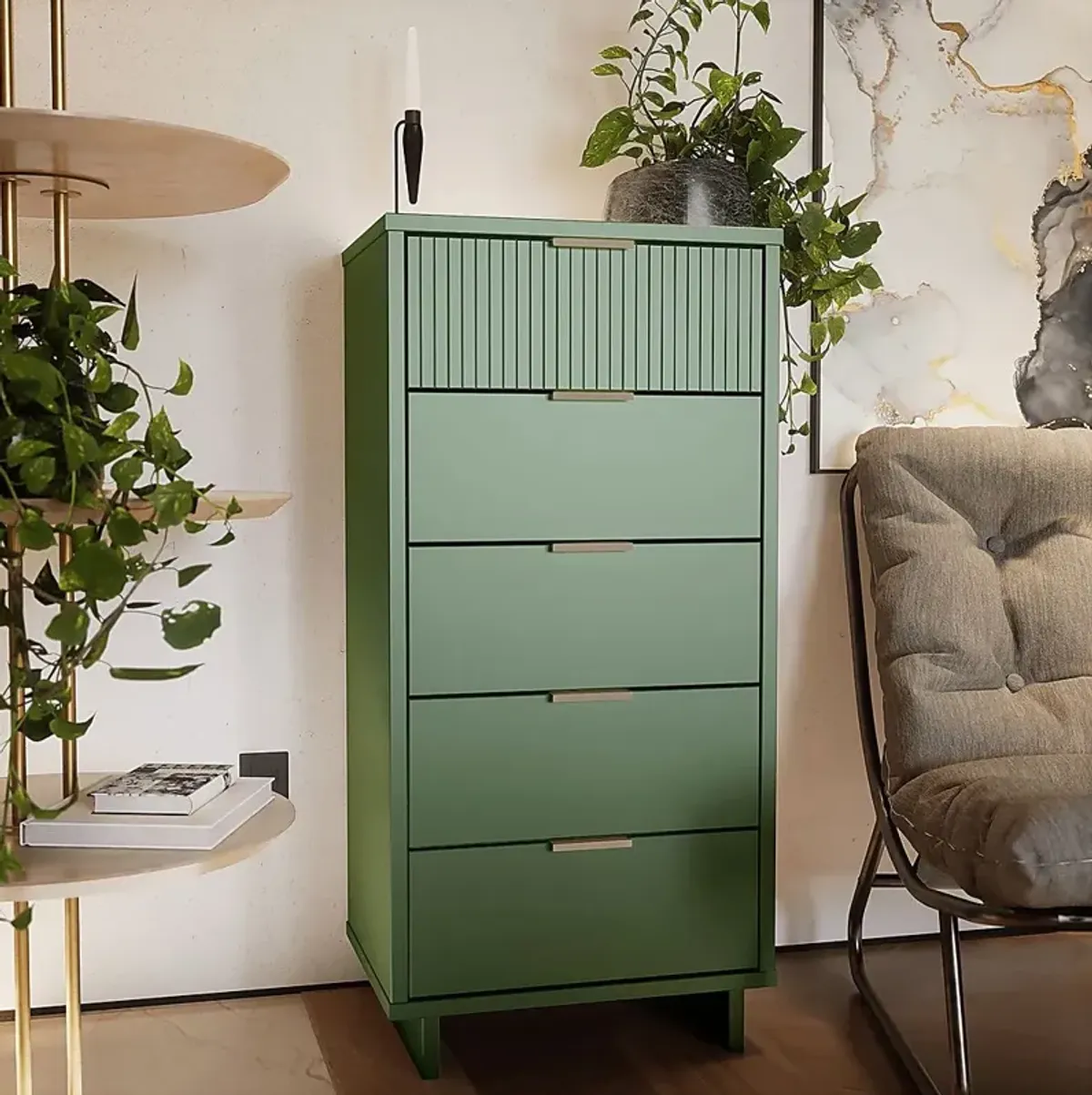 Bremmer I Green Dresser