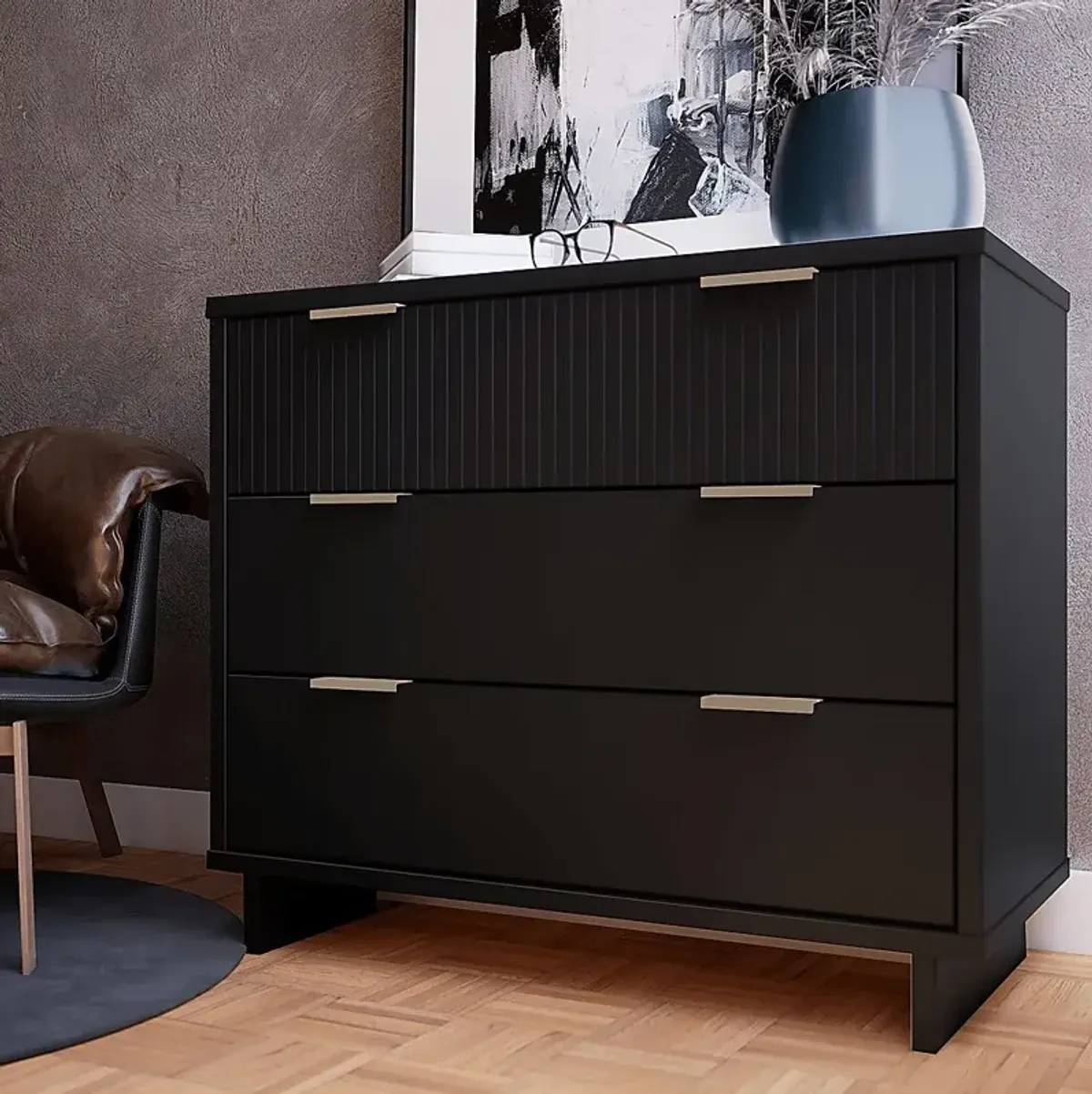 Bremmer II Black Dresser