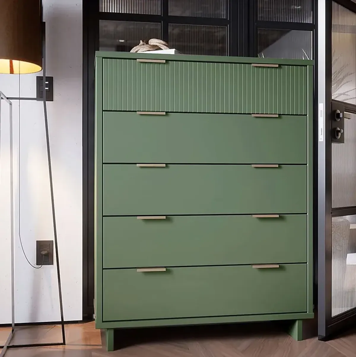 Bremmer III Green Dresser