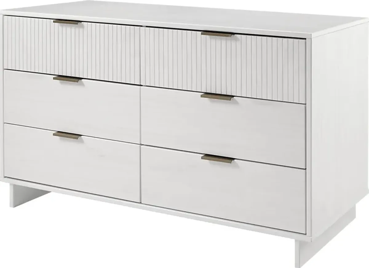 Bremmer IV White Dresser