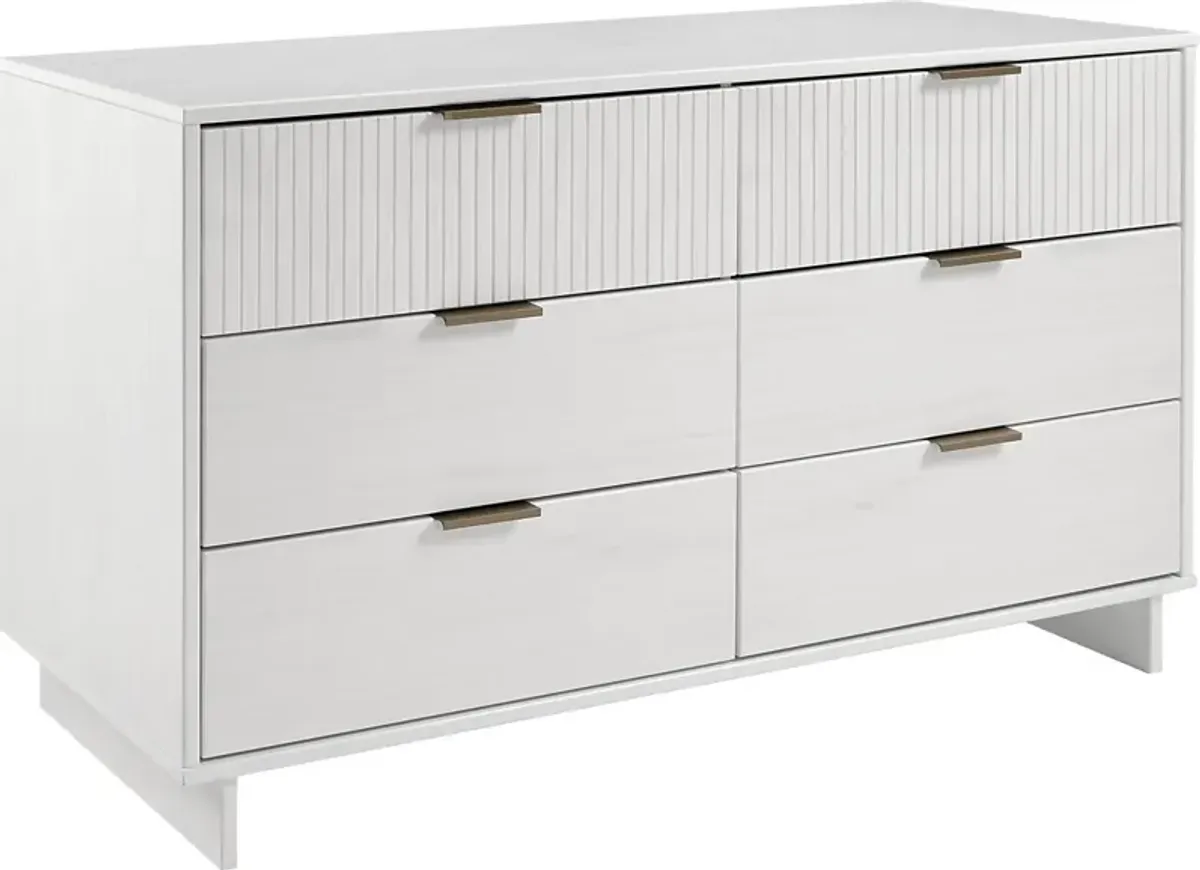 Bremmer IV White Dresser