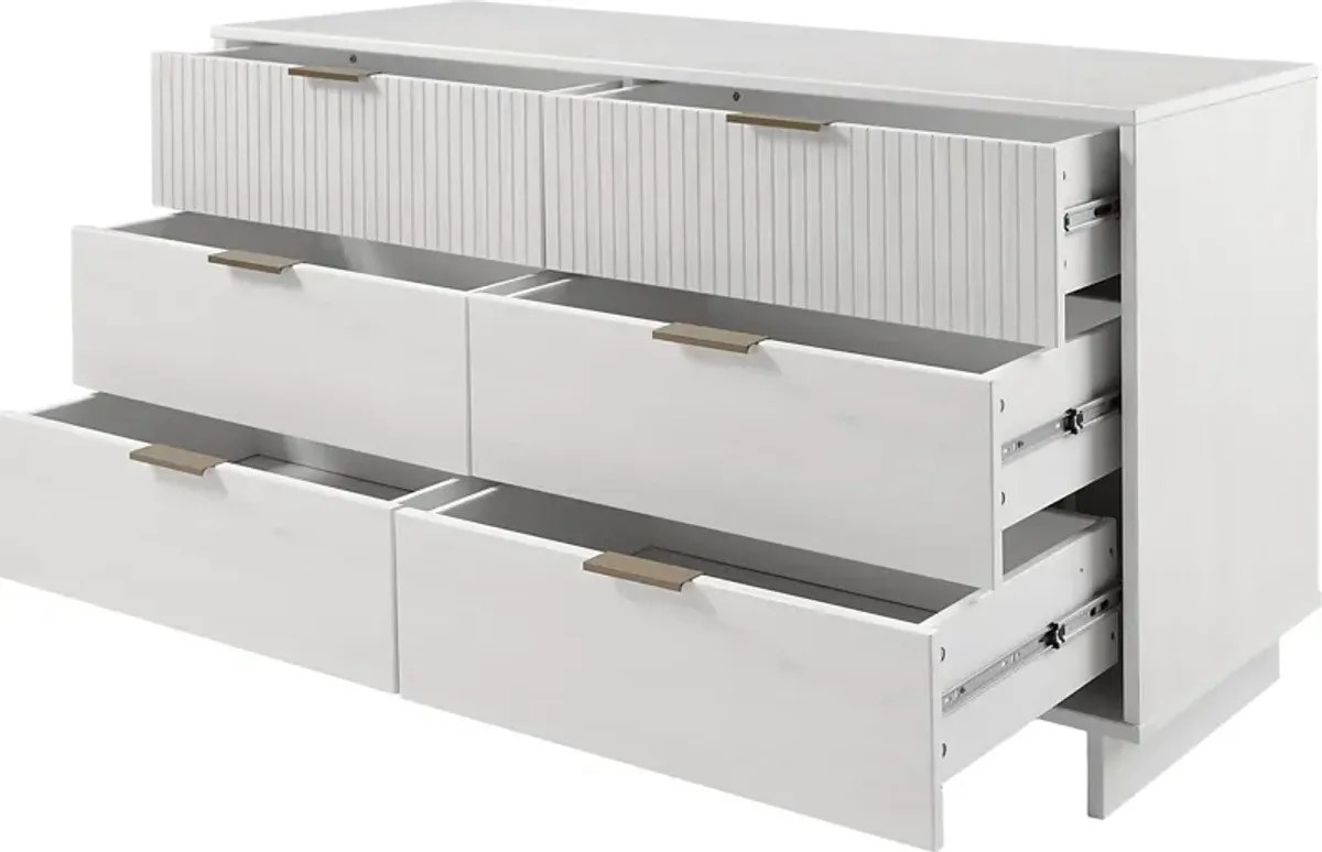 Bremmer IV White Dresser