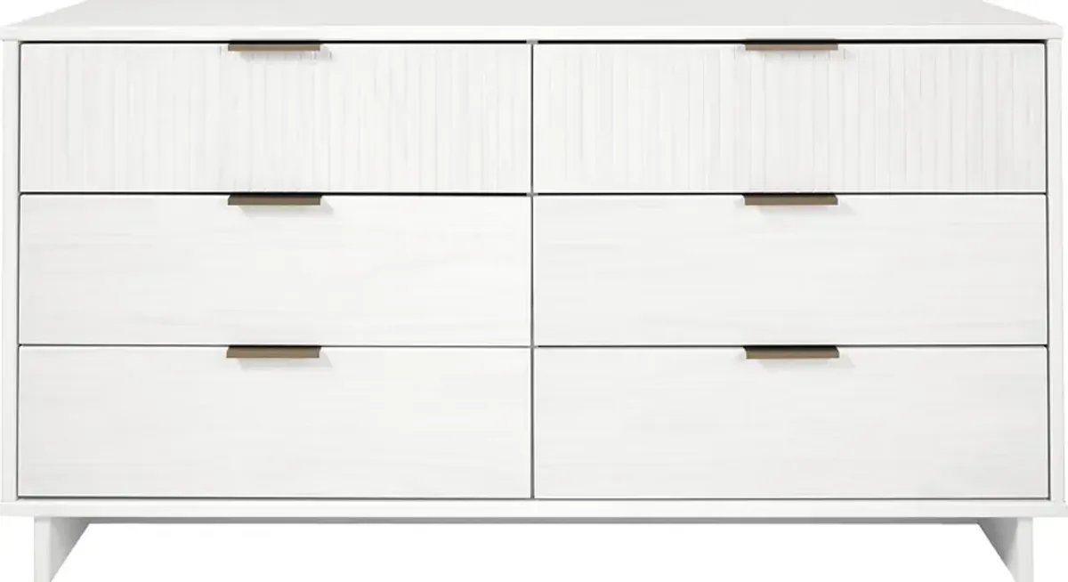 Bremmer IV White Dresser