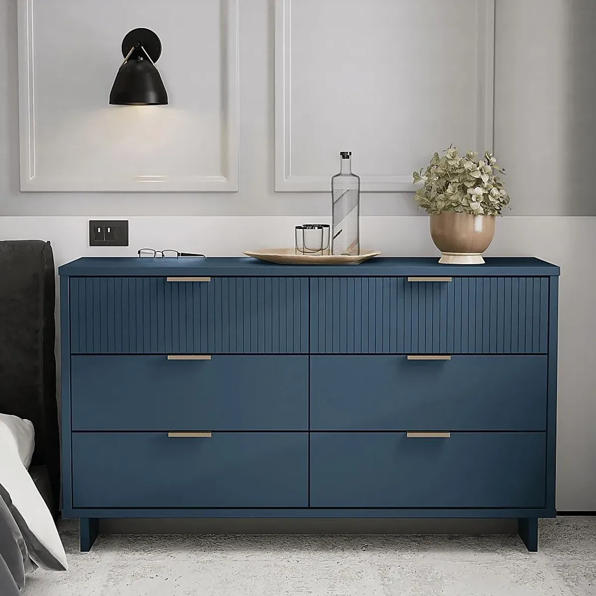 Bremmer IV Midnight Blue Dresser