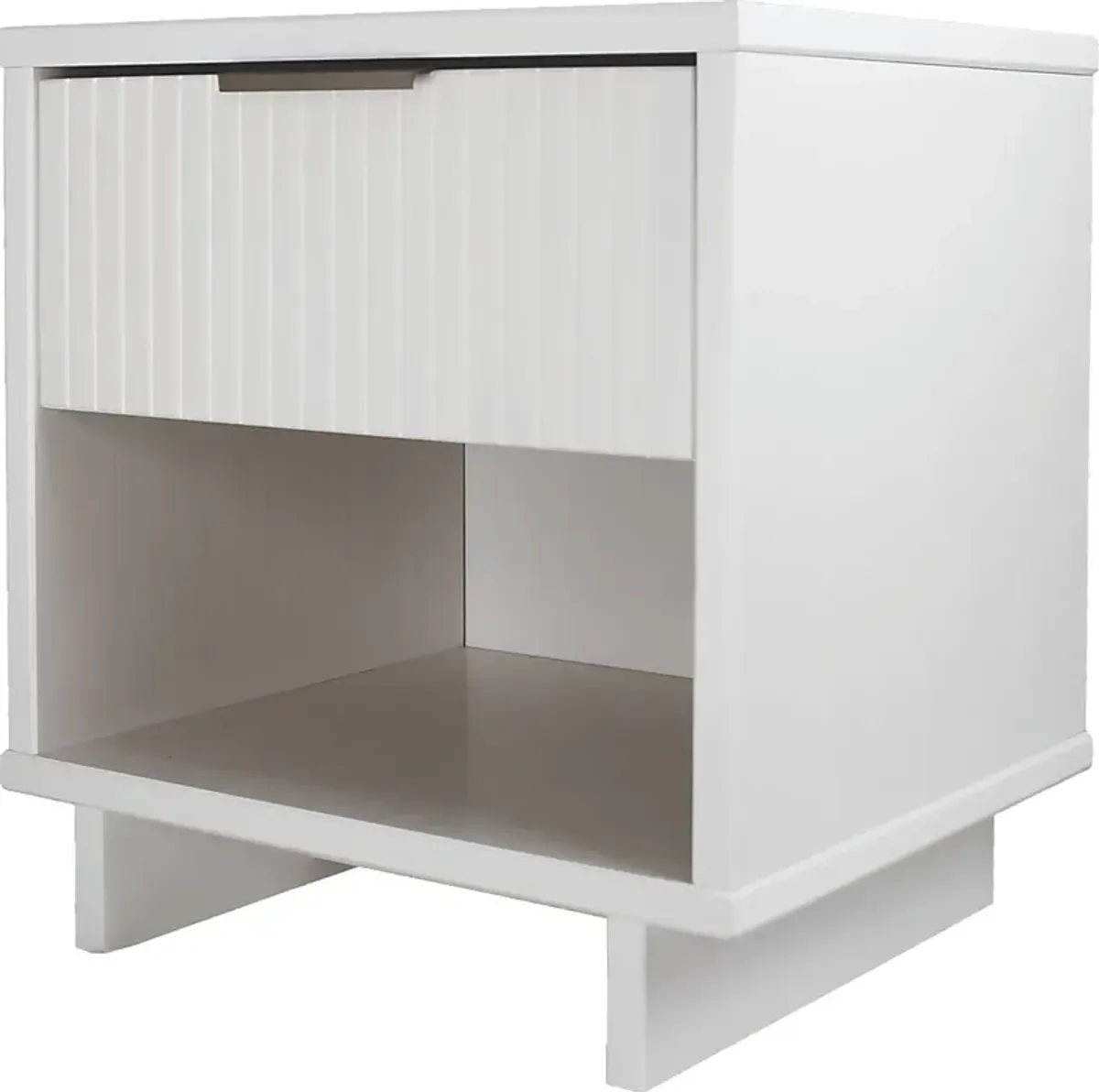 Bremmer V White Nightstand