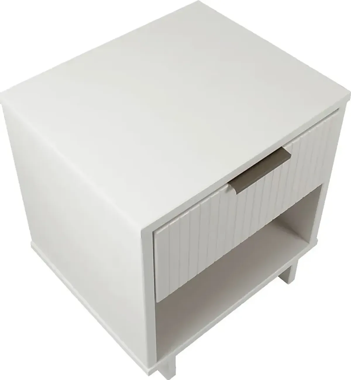 Bremmer V White Nightstand