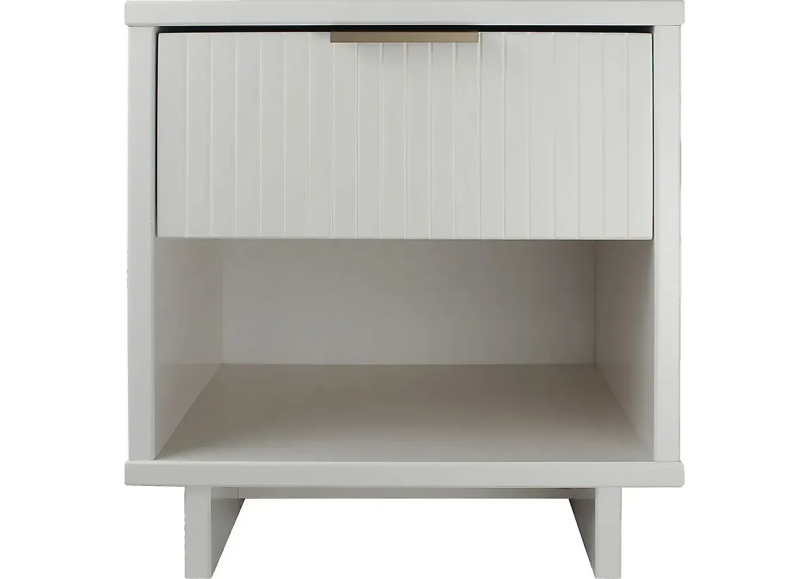 Bremmer V White Nightstand